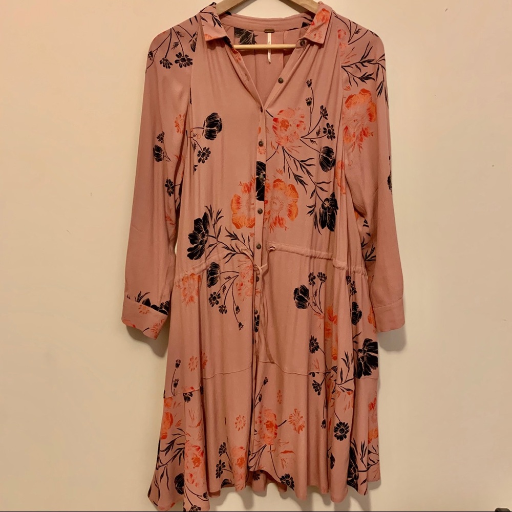 Free People Floral Print Dress